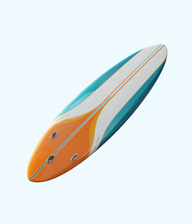Sunburst wave surfboard